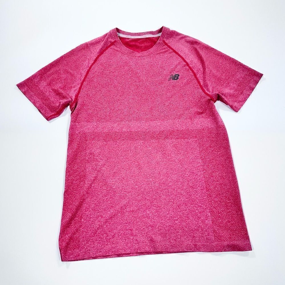 New balance red classic running tee S/M